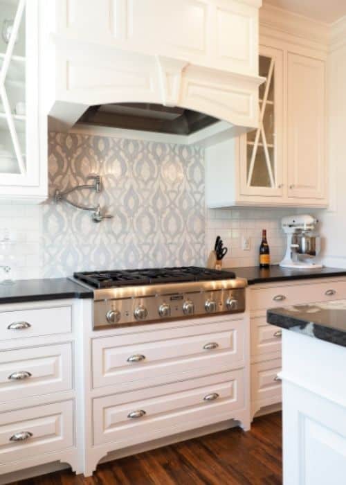 black granite countertops