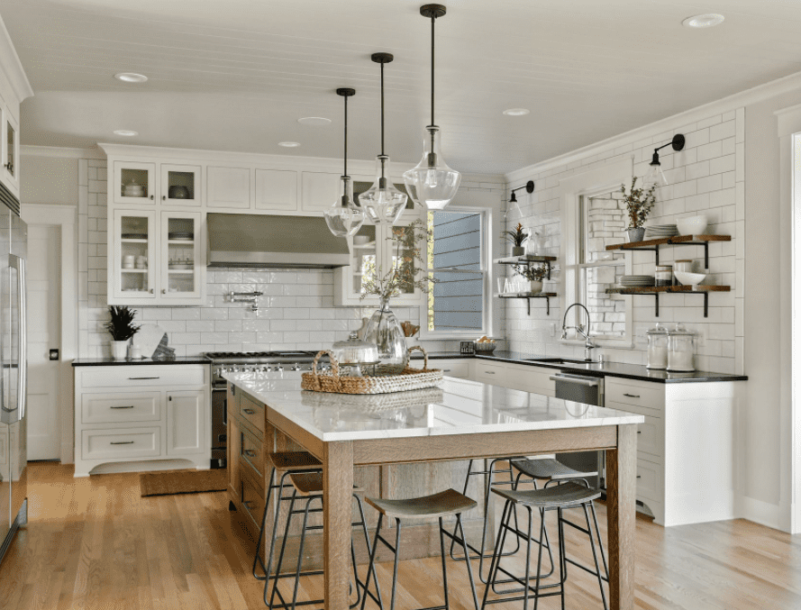 how to accessorize a kitchen counter