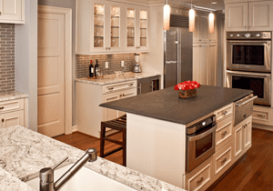 Slate countertops island