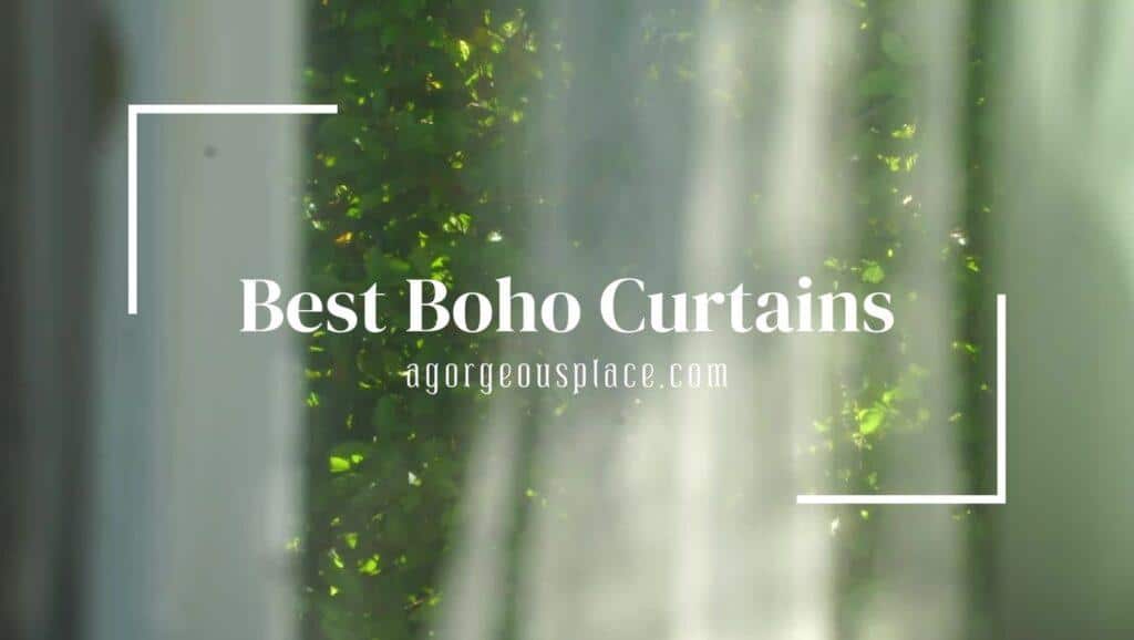 best boho curtains