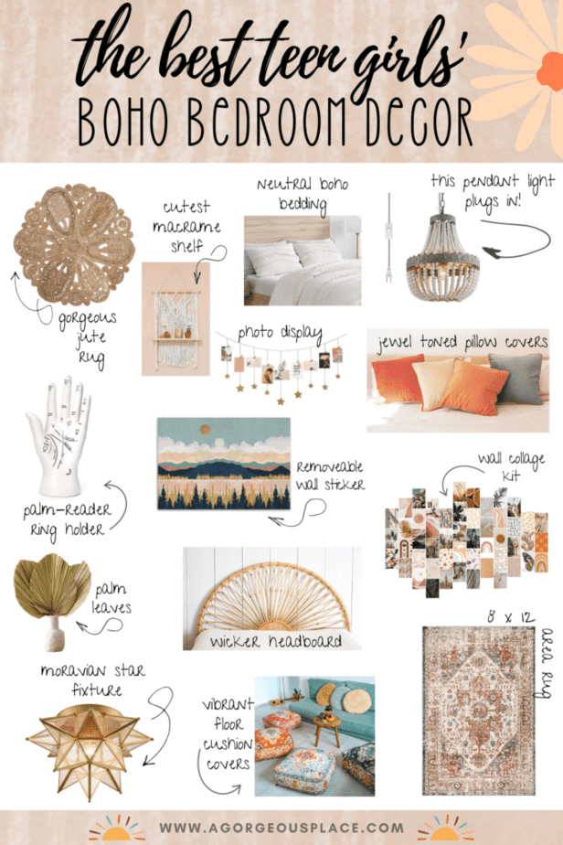 teen boho bedroom ideas