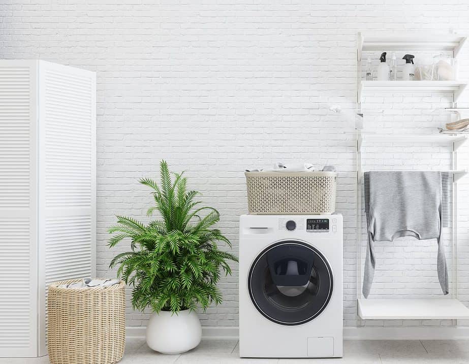 boho laundry room