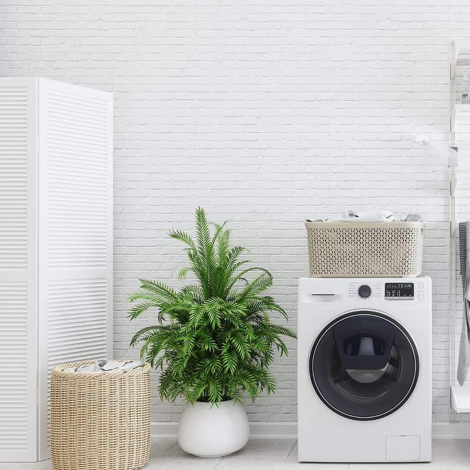 boho laundry room