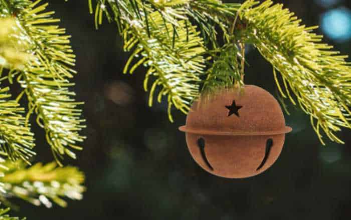 Rusty Metal Jingle Bell Farmhouse Ornaments