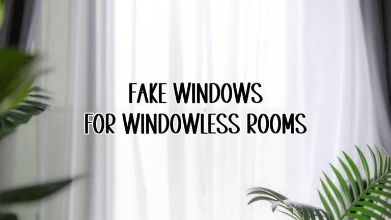 Fake windows for windowless rooms